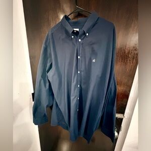 Bundle 3 for $25. Brooks Brothers Navy Button-Down Shirt. Size XXL.